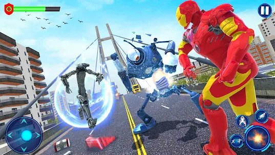 Iron Superhero Crime War game