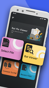 Bat-Dateiöffner: Bat Viewer