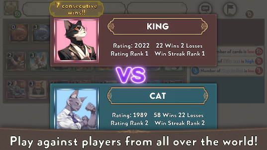 원왕: 전략적 고양이 카드 덱 구축 및 온라인 대결