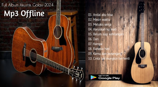 Android application Lagu Akustik Galau 2024 screenshort