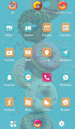 Happy Donuts Theme Screen 3