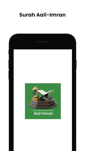 Android application Surah Imran screenshort