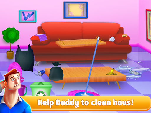 Android application Girl home cleaning games screenshort