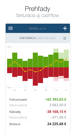 Android application SuperFaktúra screenshort
