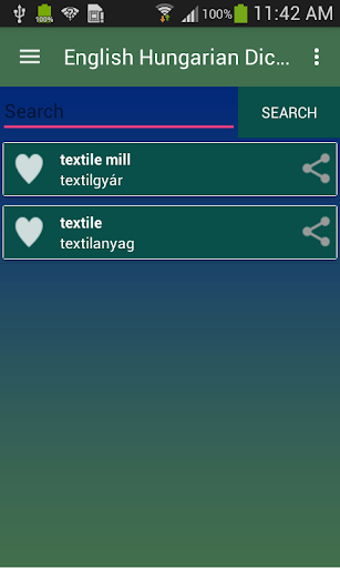 English Hungarian Dictionary