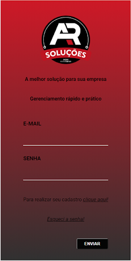 Android application Minha empresa screenshort