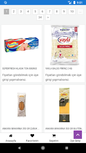 Asya Sanal Market Screen 2