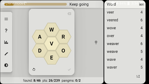 Queen Bee (spelling bee game) Screen 2