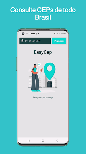 Android application EasyCep screenshort