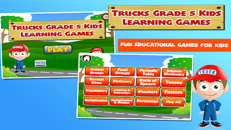 Trucks Fifth Grade Learning Games