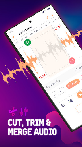 Android application AudioCut - MP3 Cutter Ringtone screenshort