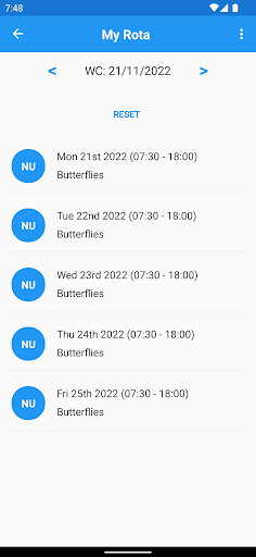 BrightStart StaffHub Screen 2