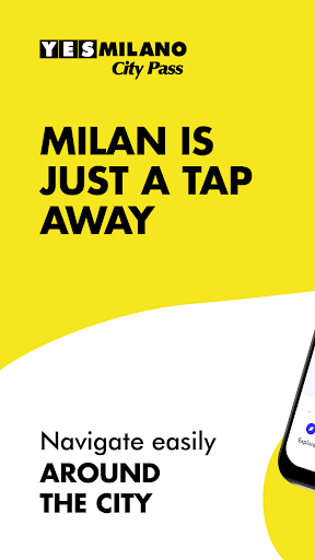Android application YesMilano Pass screenshort
