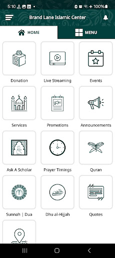 Brand Lane Islamic Center Screenshot