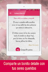 Screenshot 8 poemas de amor de enamorados android