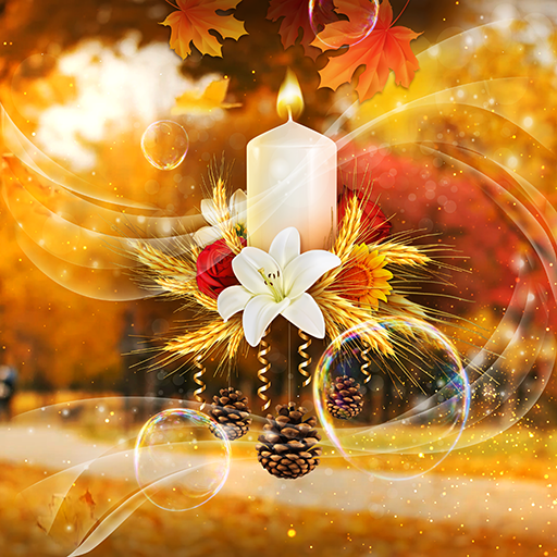 Autumn Mood Ornament-Wallpaper
