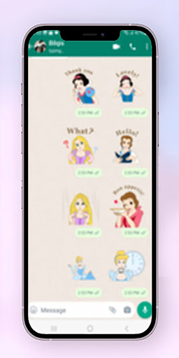Princess Sticker Emoji for WA Screen 2