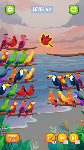 Bird Sort - Color Puzzle 1.0.4 screenshots 2