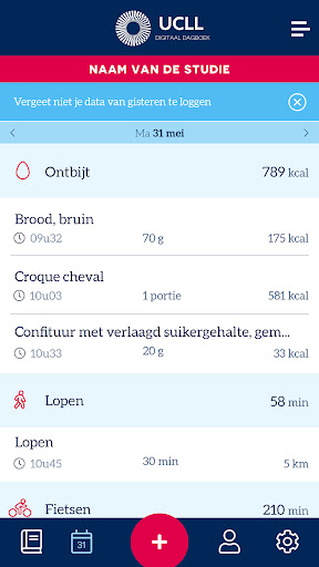 UCLL Digitaal Dagboek Screen 2