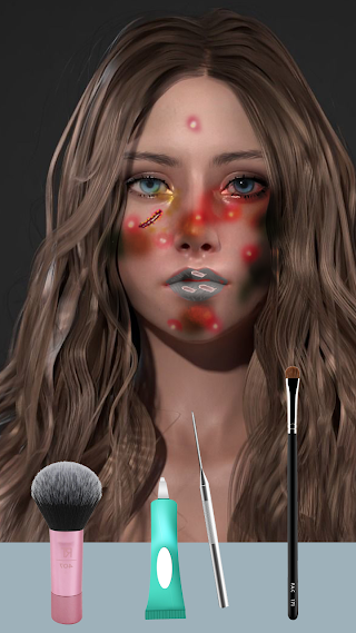 Makeover salon: Makeup ASMR - Screenshot 3