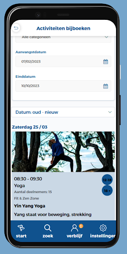 Camping de Lakens App Screen 3