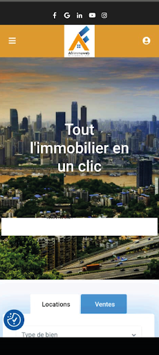 Afrimmoweb Screen 2