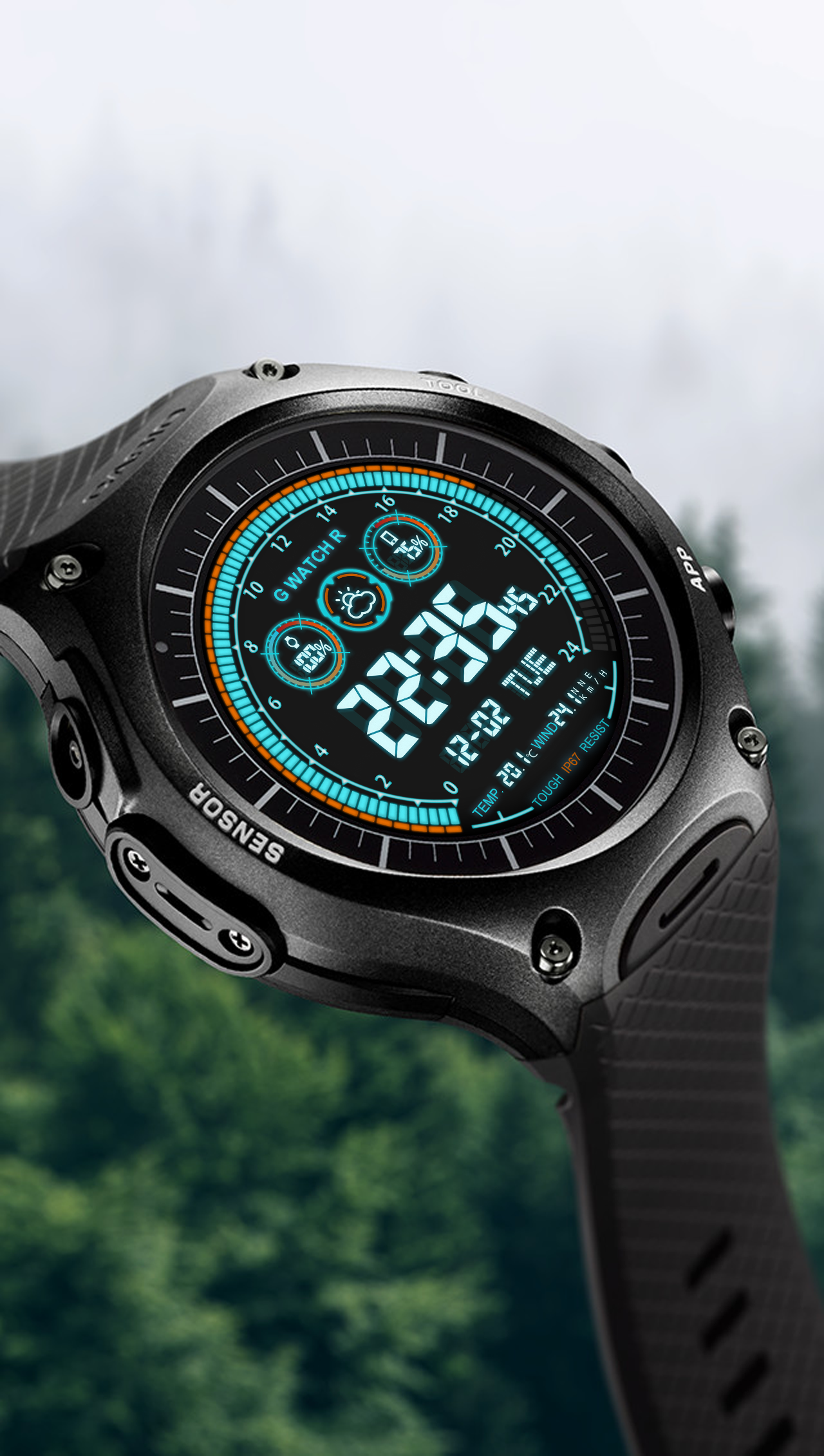 Android application V03 WatchFace for Android Wear screenshort