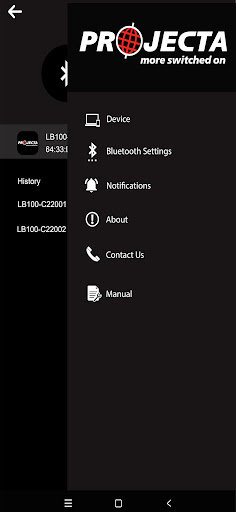 PROJECTA LB100-BT Screen 2