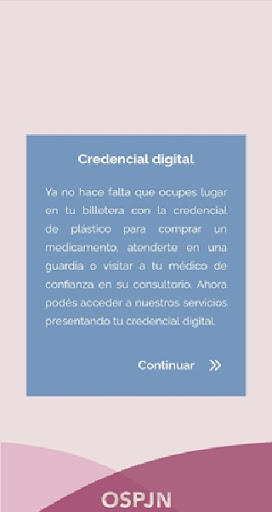Android application OSPJN Credencial Digital screenshort