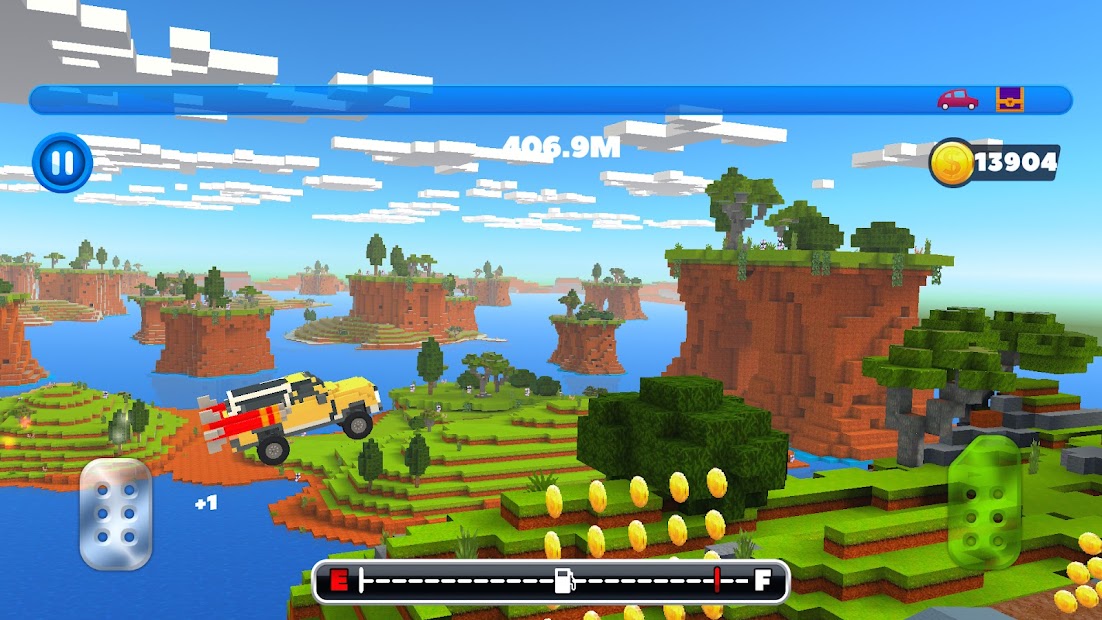 Imágen 11 Blocky Rider: Roads Racing android