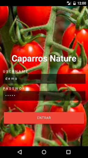 Android application Caparrós Nature Agricultores screenshort