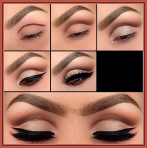 Step by step eye makeup online