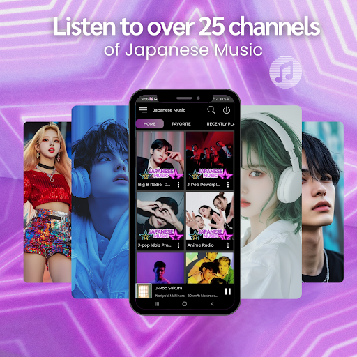 Screenshot of Japanese Music App