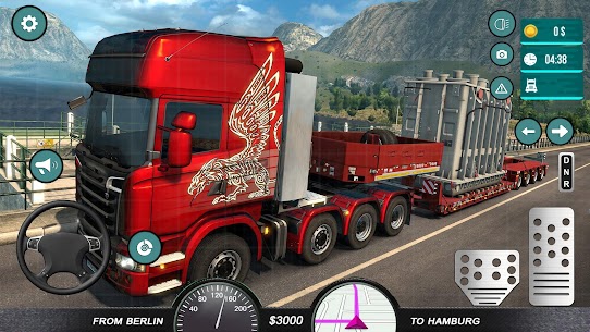 欧洲卡车模拟器越野货物运输 MOD APK（无限金钱，已解锁）1