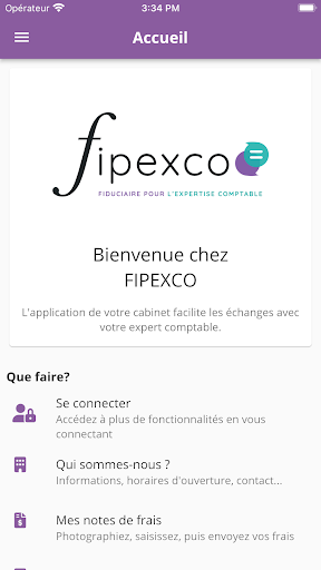Android application FIPEXCO AMEXCO screenshort