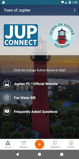 Android application JUPConnect screenshort