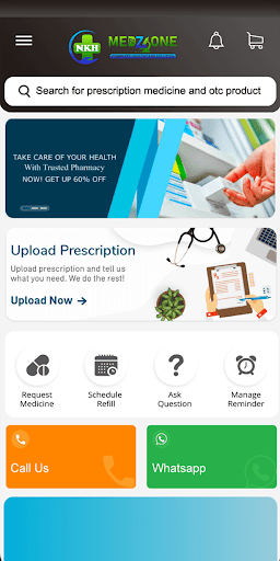 Android application NKH Medzone screenshort