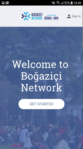 Boğaziçi Network Screen 2
