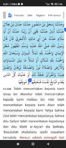 Hadits Shahih Bukhari Muslim