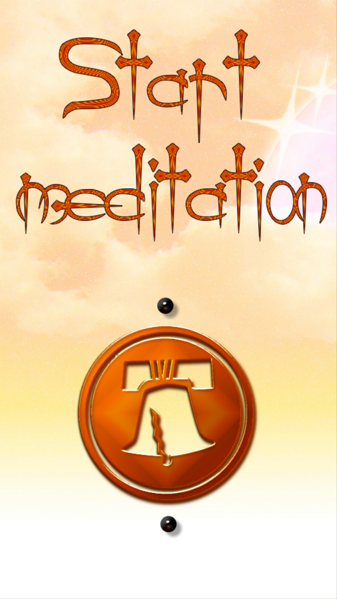 Android application Bells Meditation screenshort