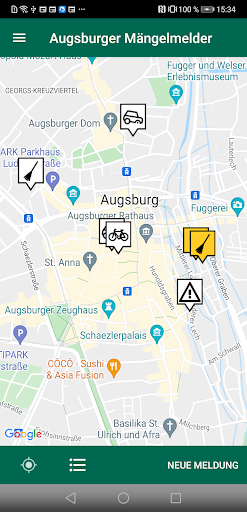 Augsburger Mängelmelder Screen 2