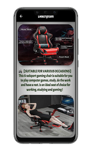 X-VOLSPORT Gaming Chair guide