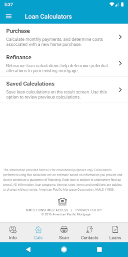 Screenshot of BVM Mobile