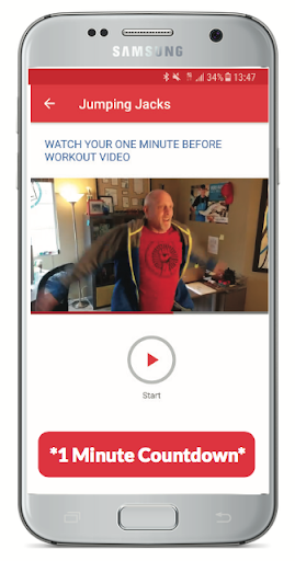 Android application One Minute Before screenshort