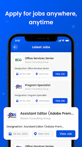 Jobs In USA: Job Search Portal Screen 2