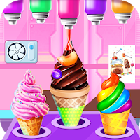 Ice Cream Maker Factory: Ice Scream Dessert Cone