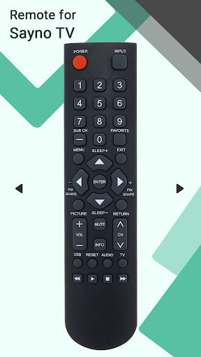 Android application Remote for Sanyo TV screenshort