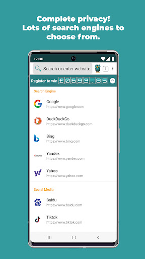Android application Private Browser - Browlser screenshort
