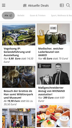 Android application OecherDeal screenshort