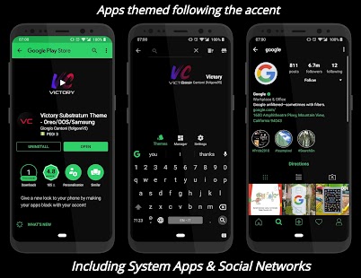 Victory Substratum Theme +Oreo Screenshot